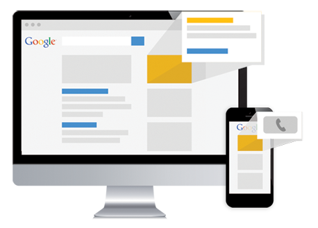 Mobile and desktop advertising Google ads PPC